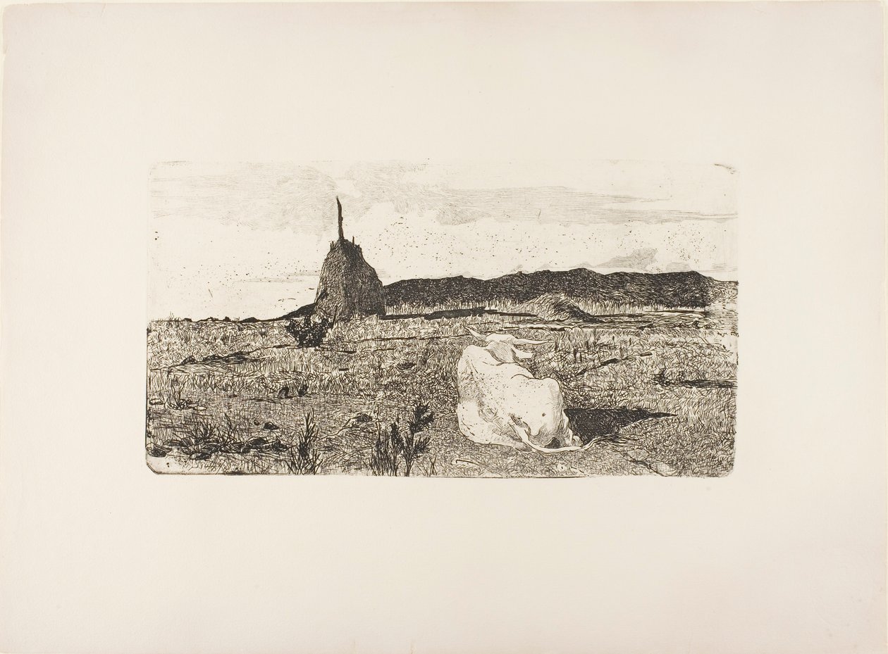 Heilige Koe door Giovanni Fattori