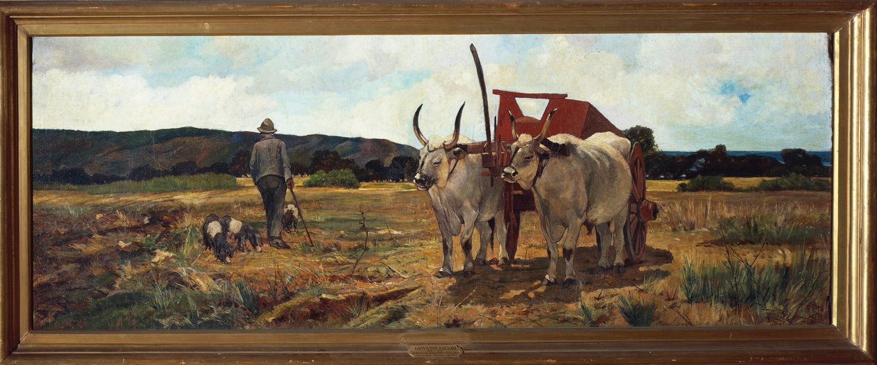 Italië, Florence, Maremma Toscana, circa 1894 door Giovanni Fattori