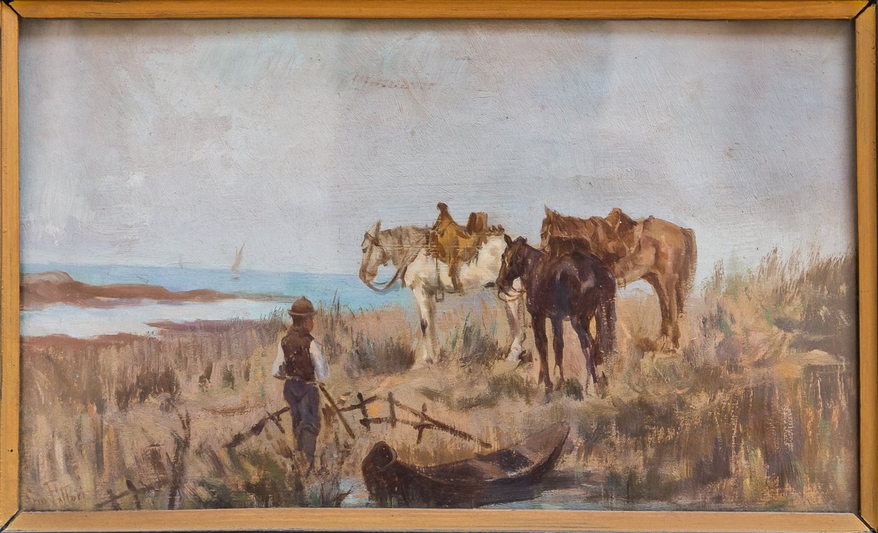 Het Wachten door Giovanni Fattori