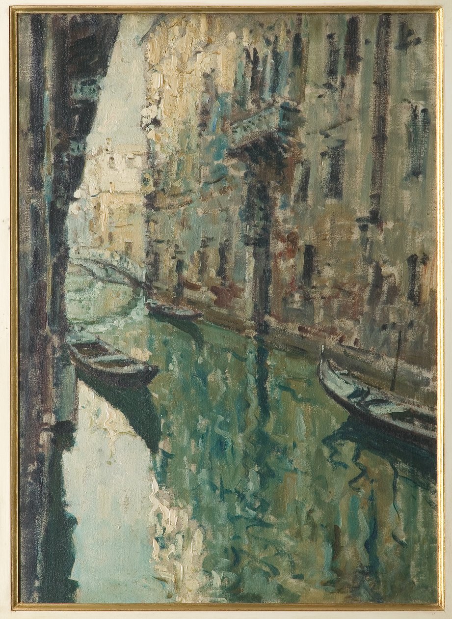 Venetiaans kanaal door Giovanni Forghieri