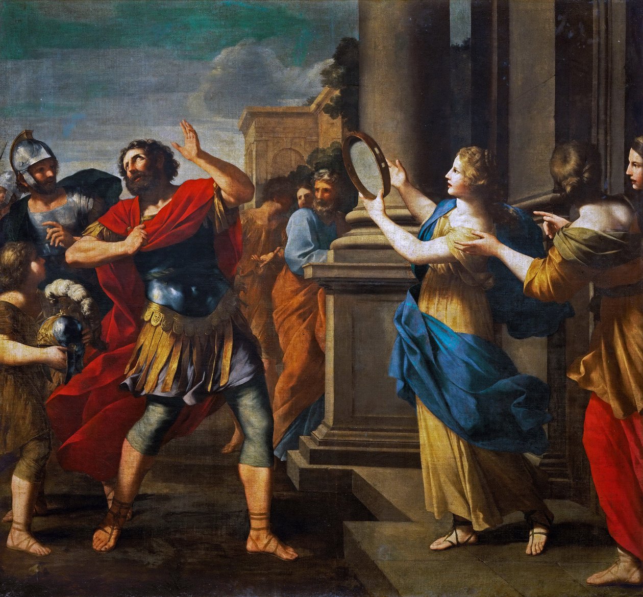 Barok: De dochter van Jefta door Giovanni Francesco Romanelli