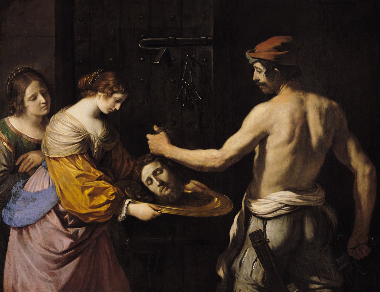 Salome ontvangt het hoofd van Johannes de Doper, 1637 door Giovanni Francesco Barbieri