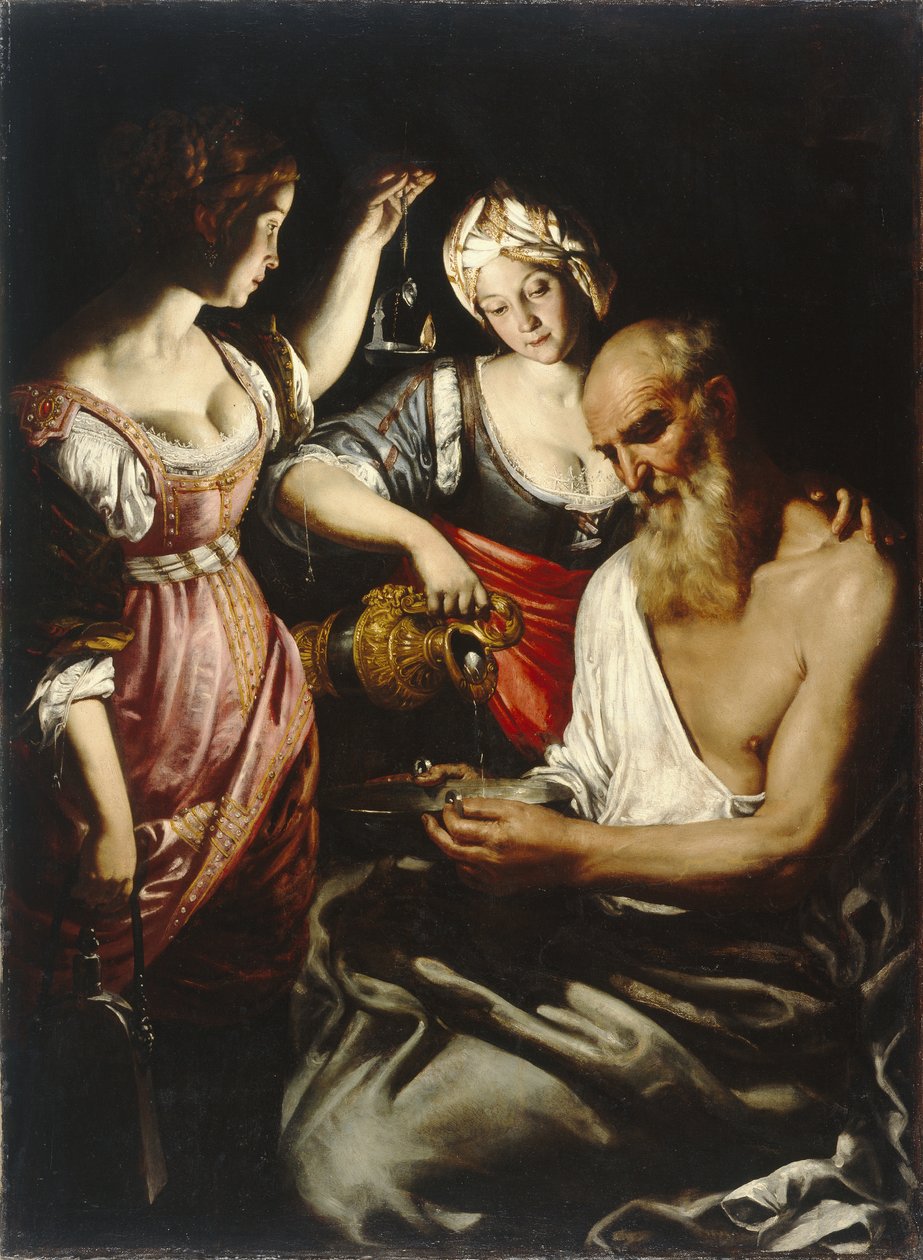 Lot en zijn Dochters door Giovanni Francesco Guerrieri