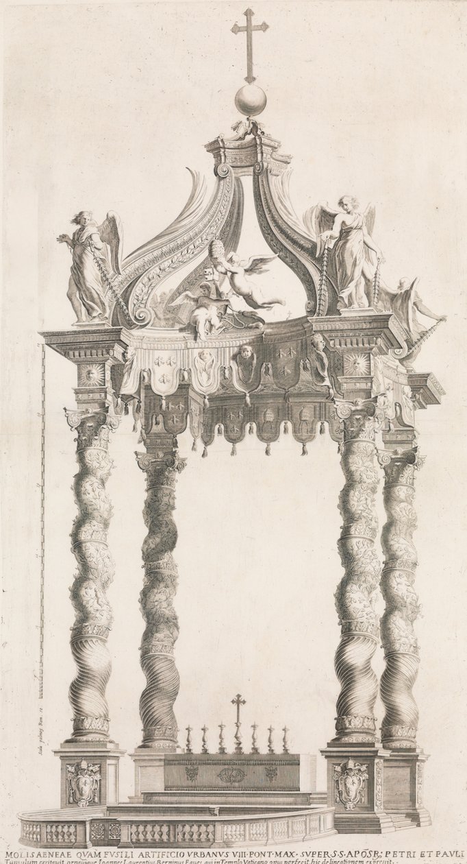 Geïsoleerd zicht op Bernini