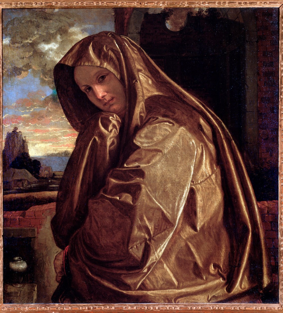 Voorstelling van Sint Maria Magdalena door Giovanni Girolamo Savoldo