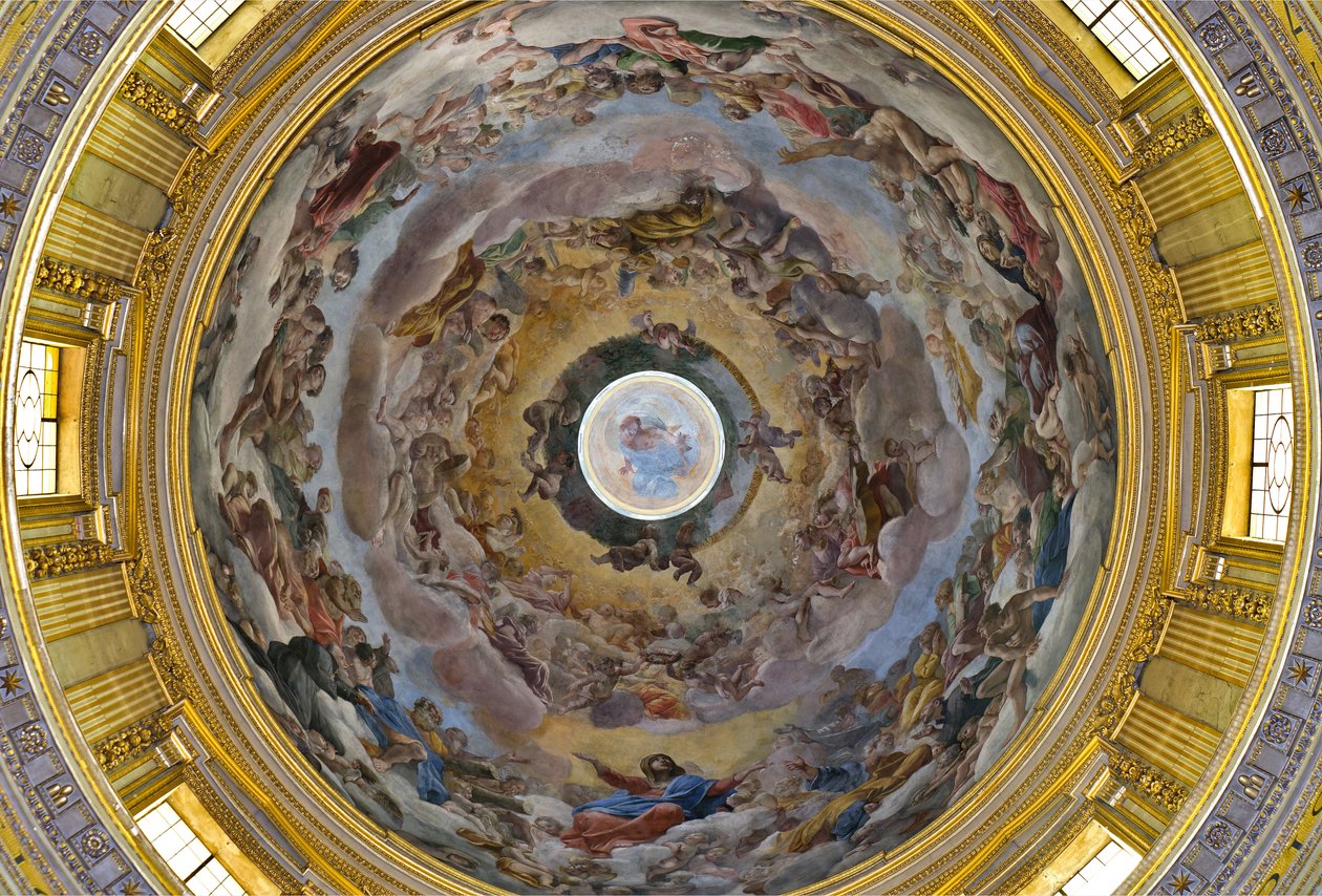 Glorie van het Paradijs door Giovanni Lanfranco