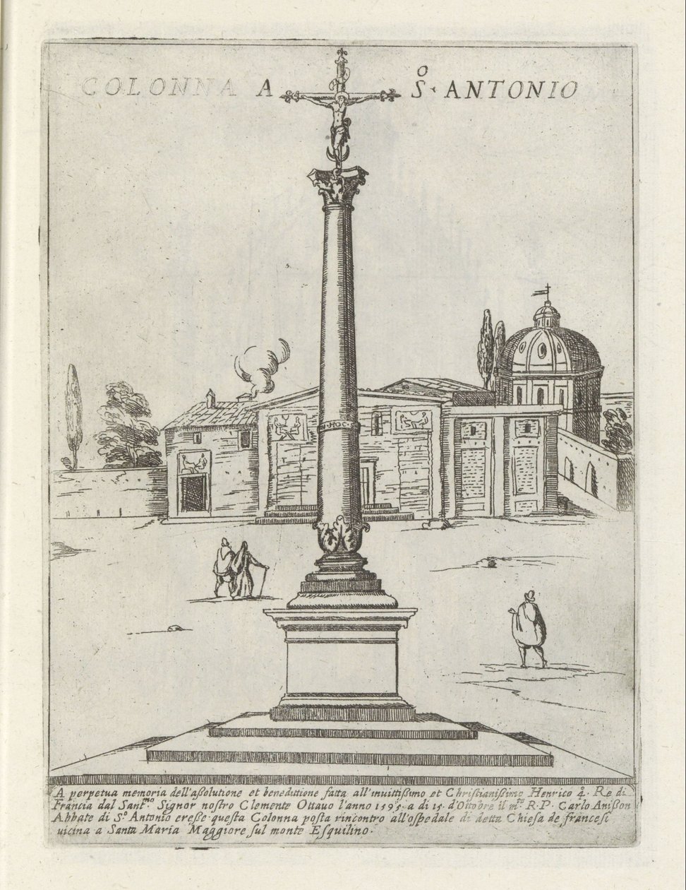 Zuil van San Antonio door Giovanni Maggi