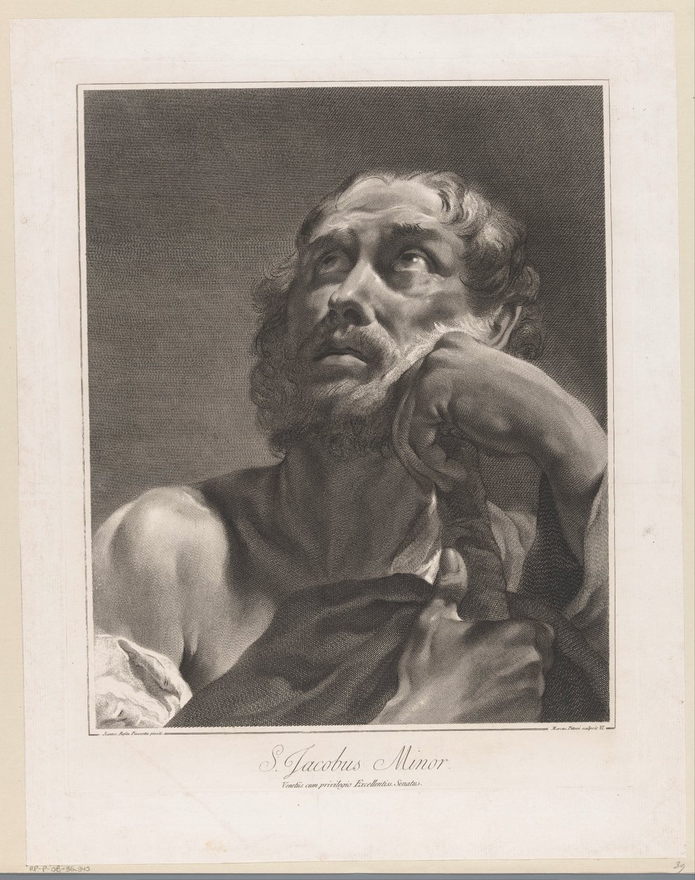 Apostel Jakobus de Mindere door Giovanni Marco Pitteri