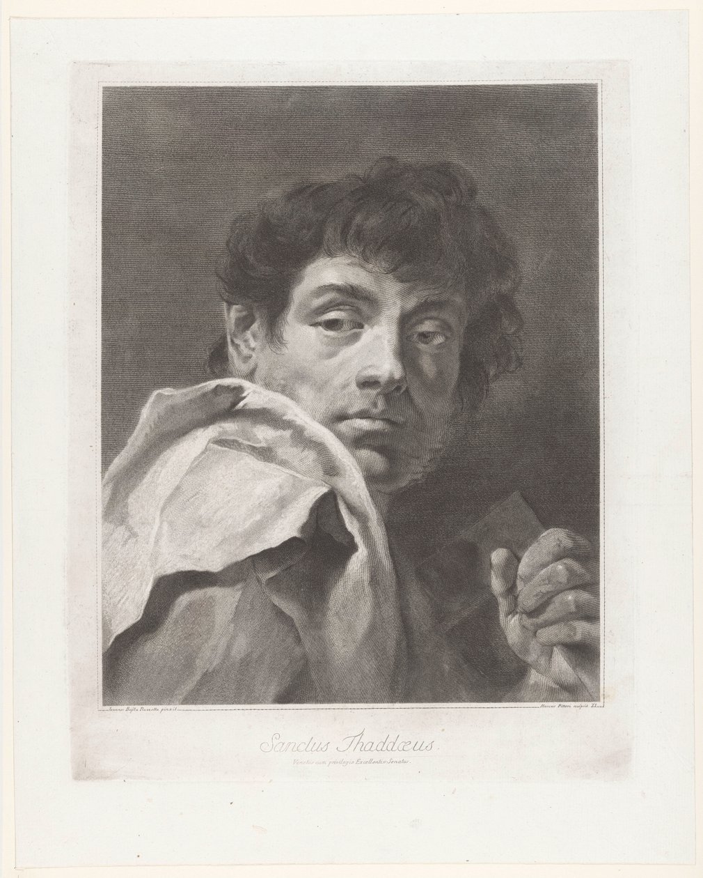 Apostel Judas Taddeüs door Giovanni Marco Pitteri