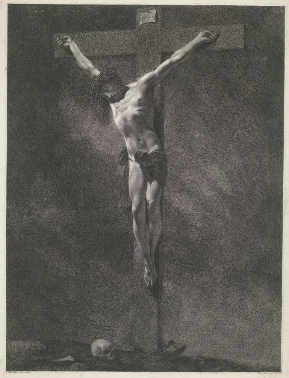 Christus aan het kruis door Giovanni Marco Pitteri