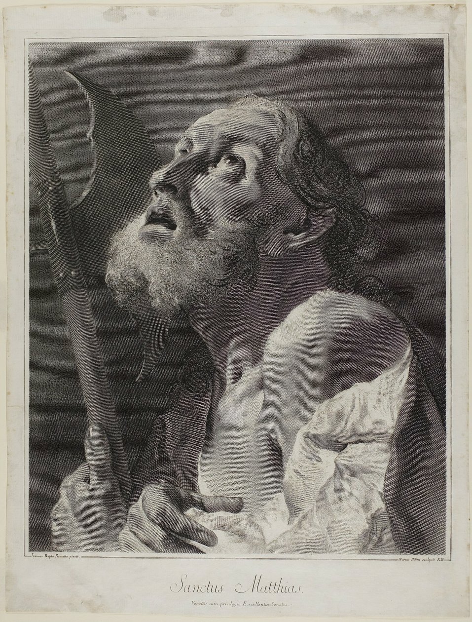 God de Vader en elf van de twaalf apostelen door Giovanni Marco Pitteri