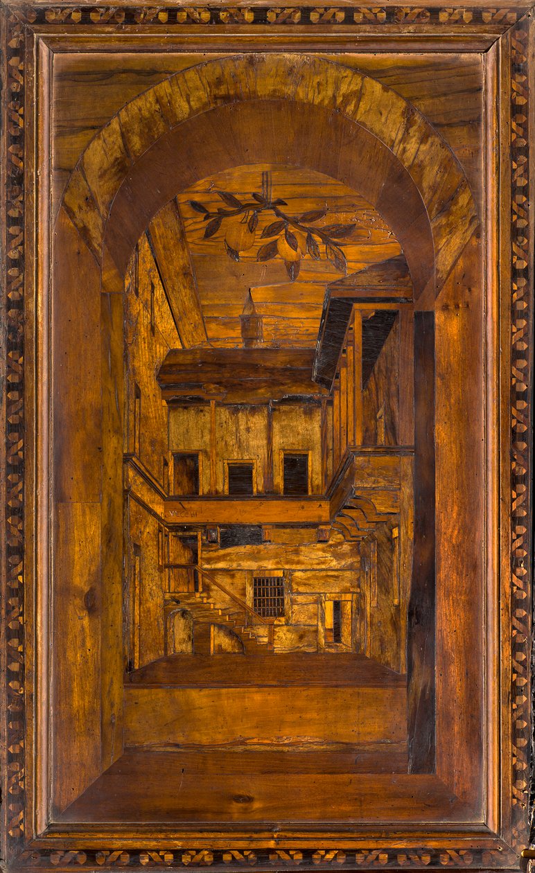 Lignaean Canonical Choir, Ingelegd door Giovanni Maria Platina 1484, Superieure Stal door Giovanni Maria Platina
