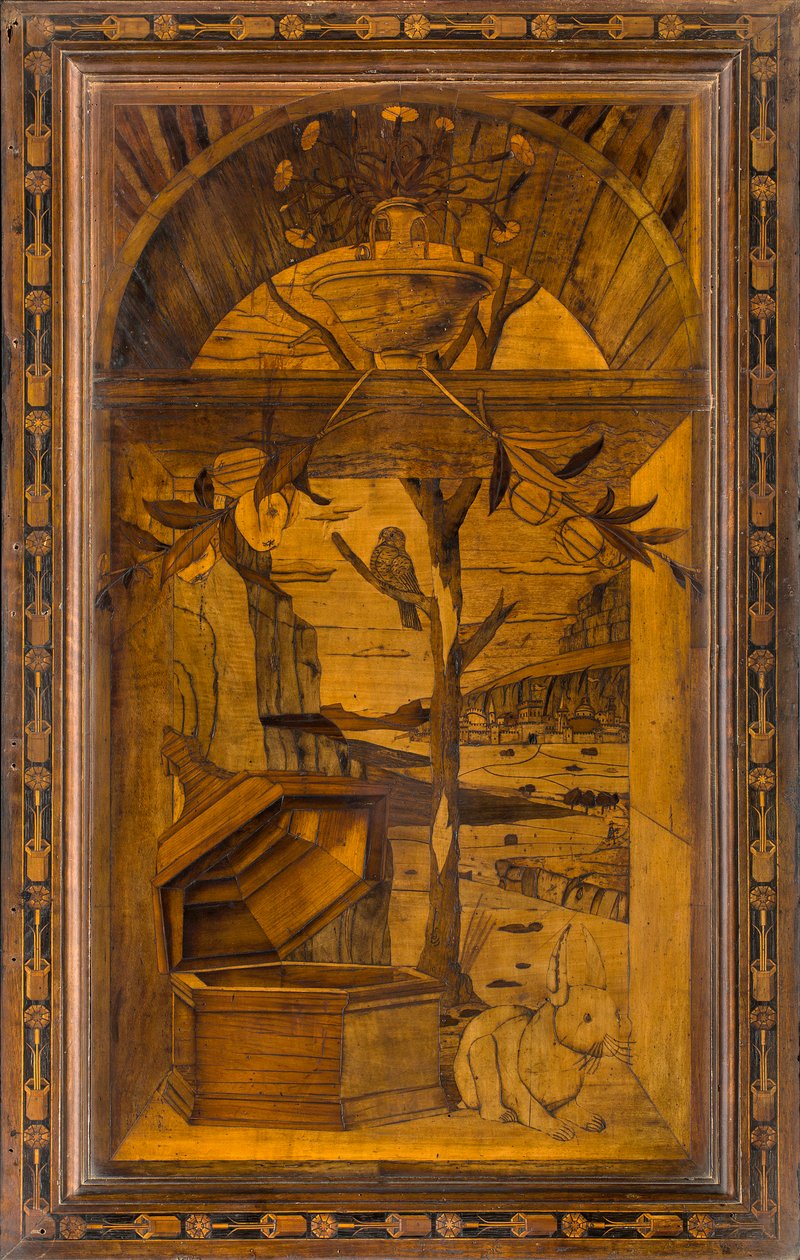 Lignaean Canonical Koor, Ingelegd door Giovanni Maria Platina 1484, Bovenste Zitplaats door Giovanni Maria Platina