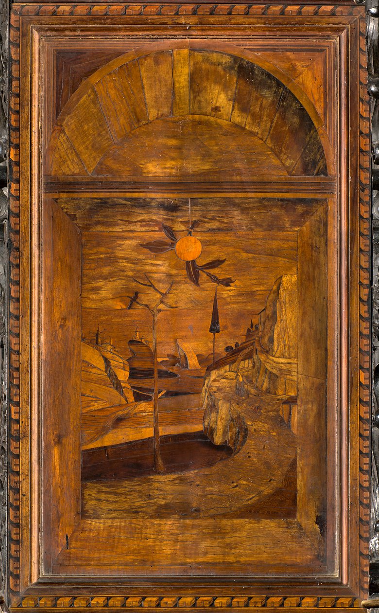 Lignaean Canonical Koor, Ingelegd door Giovanni Maria Platina 1484, Bovenste Zitplaats door Giovanni Maria Platina