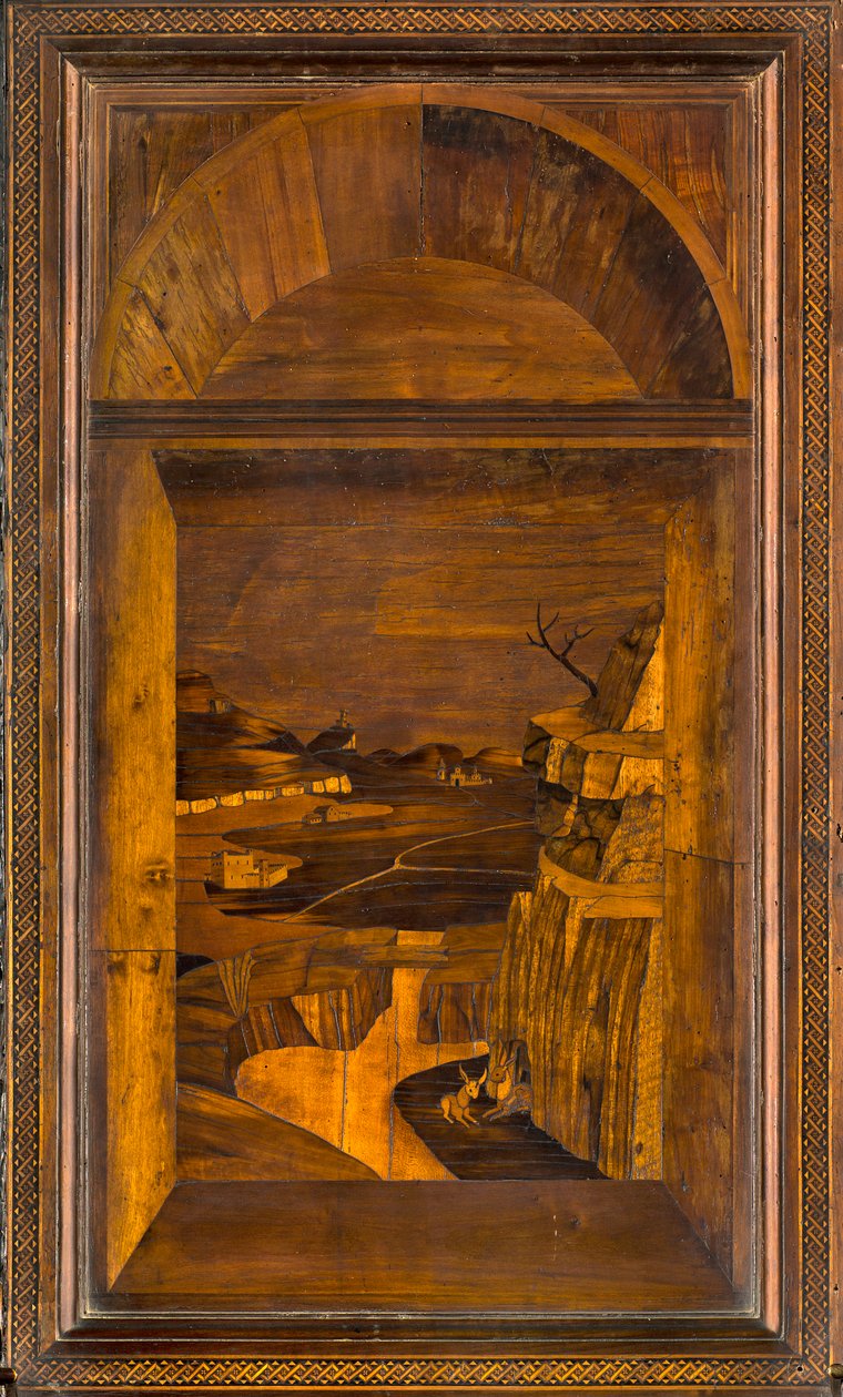 Lignaean Canonical Choir, bovenste zitplaats door Giovanni Maria Platina