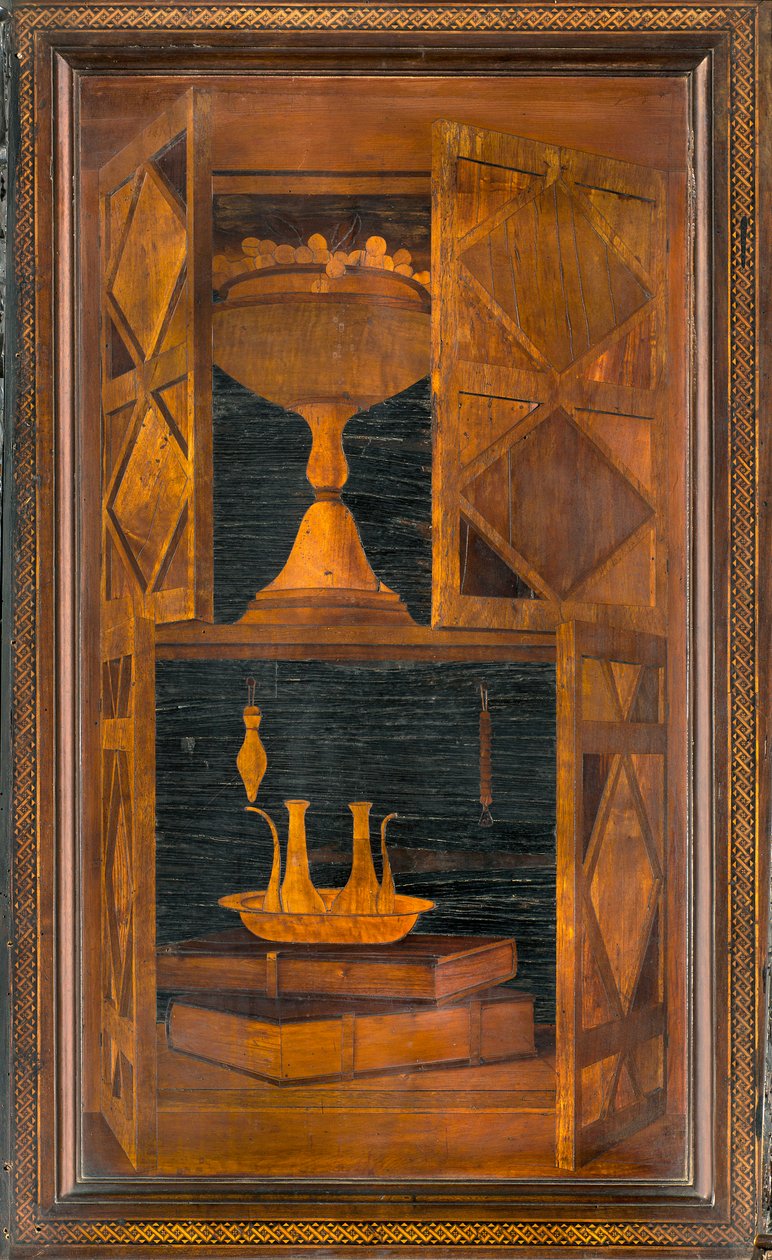 Lignaean Canonical Choir, bovenste zitplaats door Giovanni Maria Platina