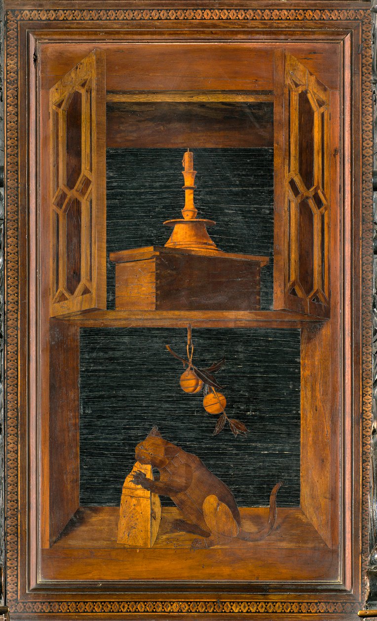 Lignaean Canonical Choir, bovenste zitplaats door Giovanni Maria Platina