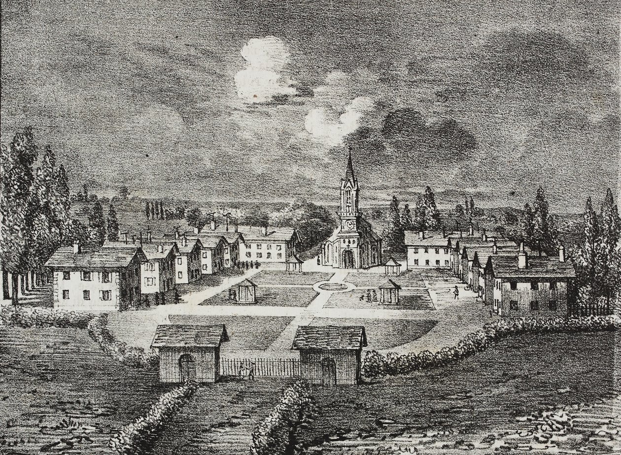 Mettray Landbouwkolonie, Tours, Frankrijk, uit 