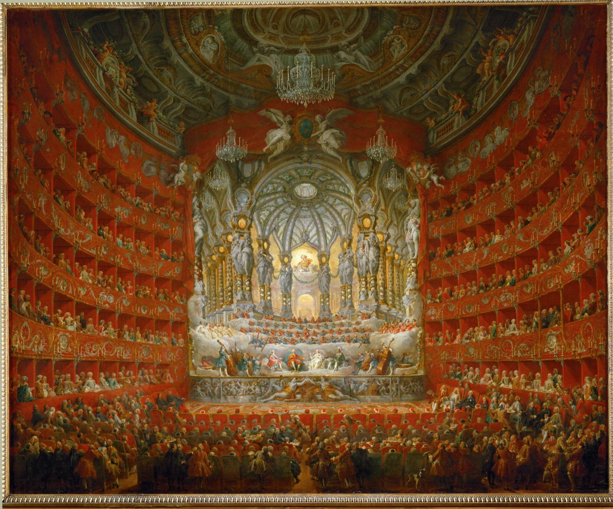 Muzikaal feest ... door Giovanni Paolo Pannini or Panini
