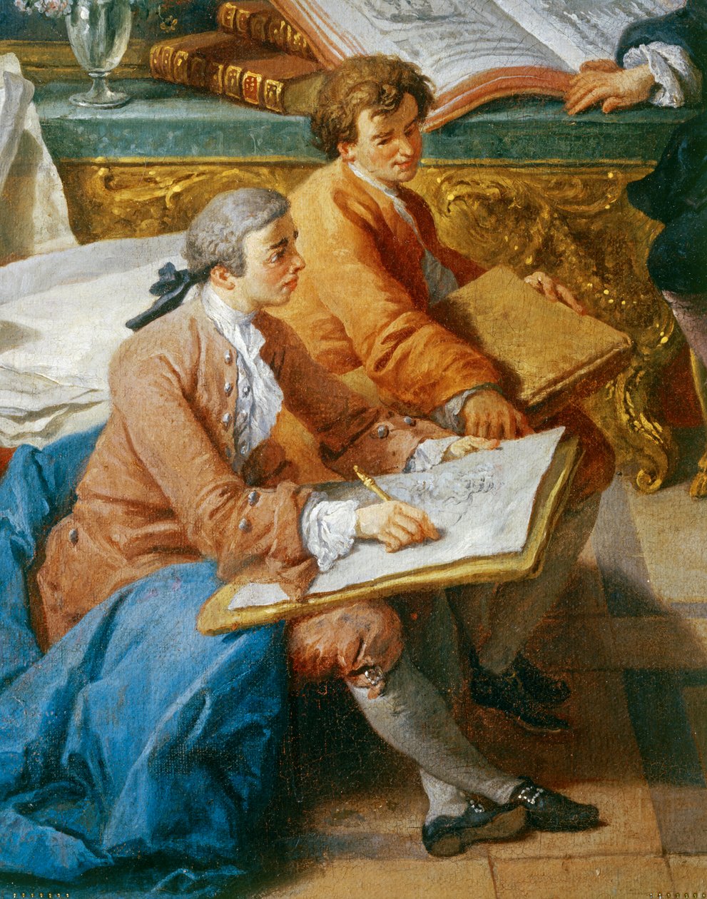 Galerij van uitzichten op het moderne Rome ... door Giovanni Paolo Pannini or Panini