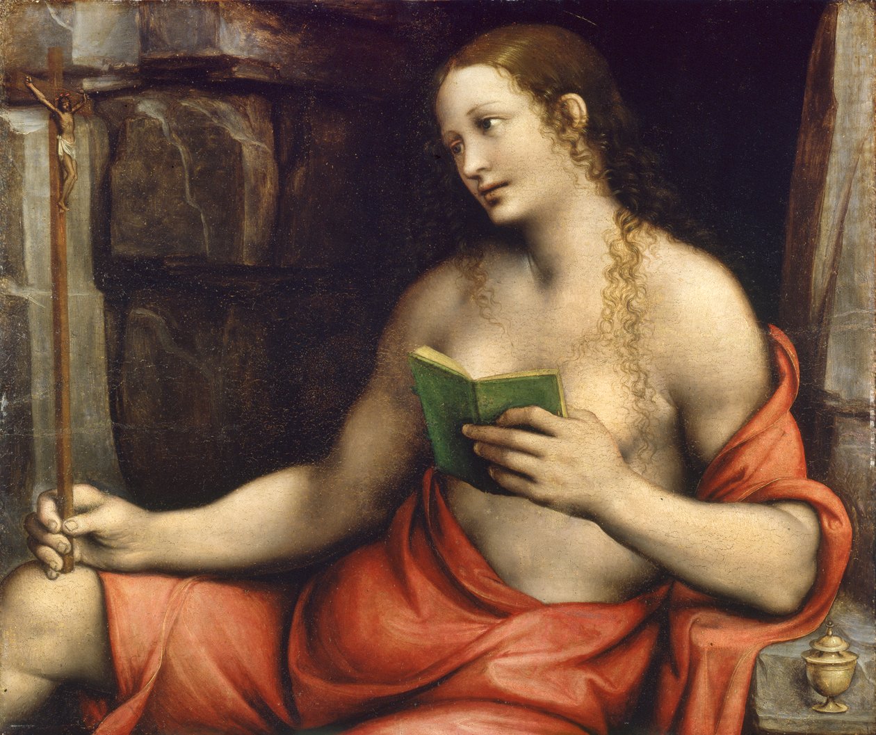 Boetvaardige Heilige Maria Magdalena, c.1520 door Giovanni Pietro Rizzoli Giampietrino