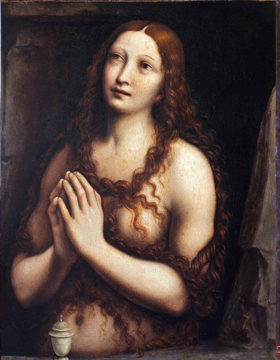 Berouwvolle Maria Magdalena door Giampietrino (1e helft van de 16e eeuw) door Giovanni Pietro Rizzoli Giampietrino