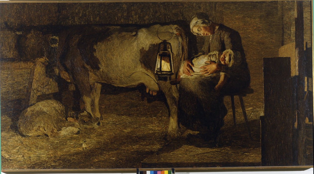 Beide moeders (schilderij door Giovanni Segantini 1889, Civica Galleria d