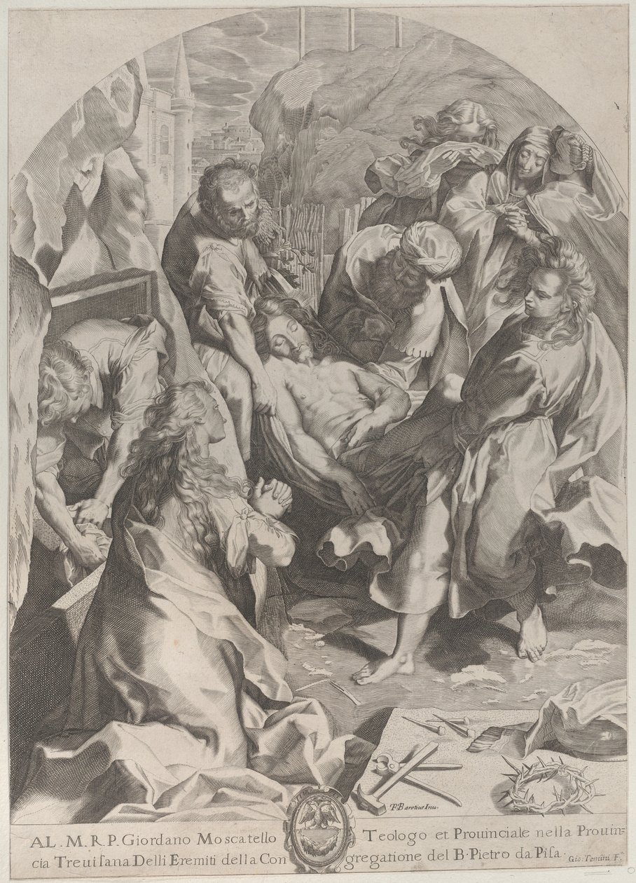 De Graflegging, ca. 1622 door Giovanni Temini