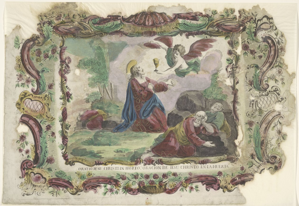 Christus in de hof van Getsemane door Giovanni Volpato