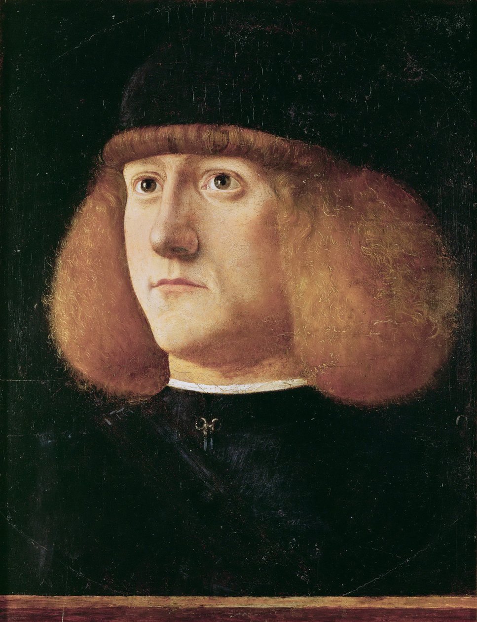 Renaissance: Portret van een jonge man door Mansueti, Giovanni di Niccolo (ca. 1465-1527), ca. 1500 door Giovanni di Niccolo Mansueti