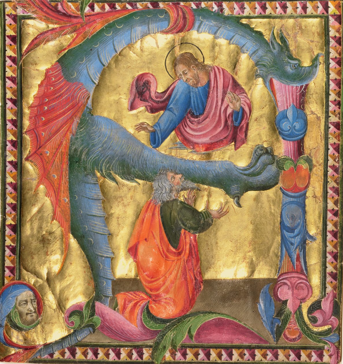 Blad uit een graduale door Giovanni di Paolo