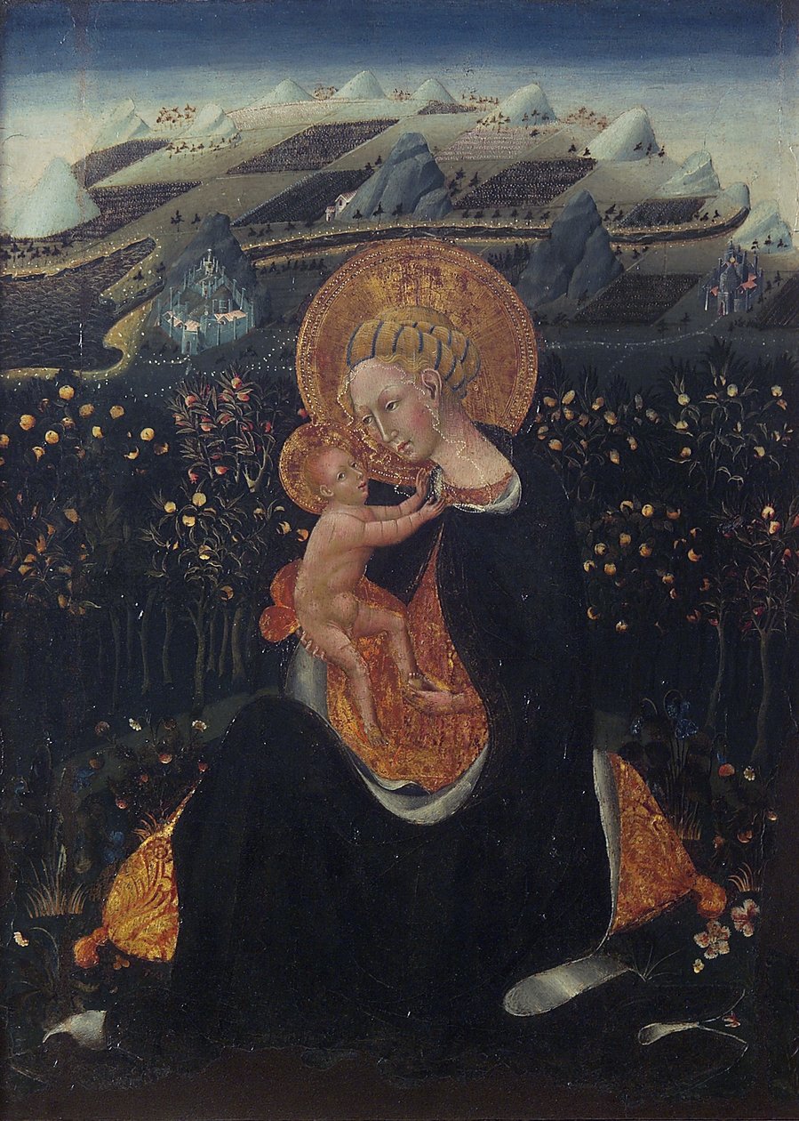Madonna van nederigheid door Giovanni di Paolo