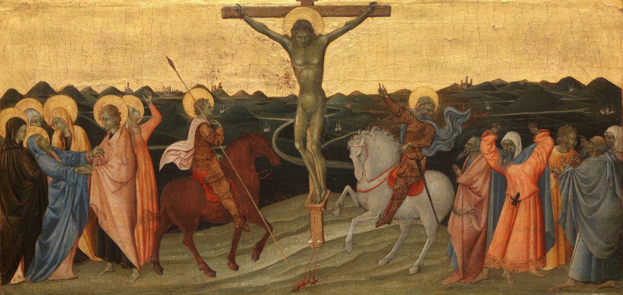 De kruisiging door Giovanni di Paolo di Grazia