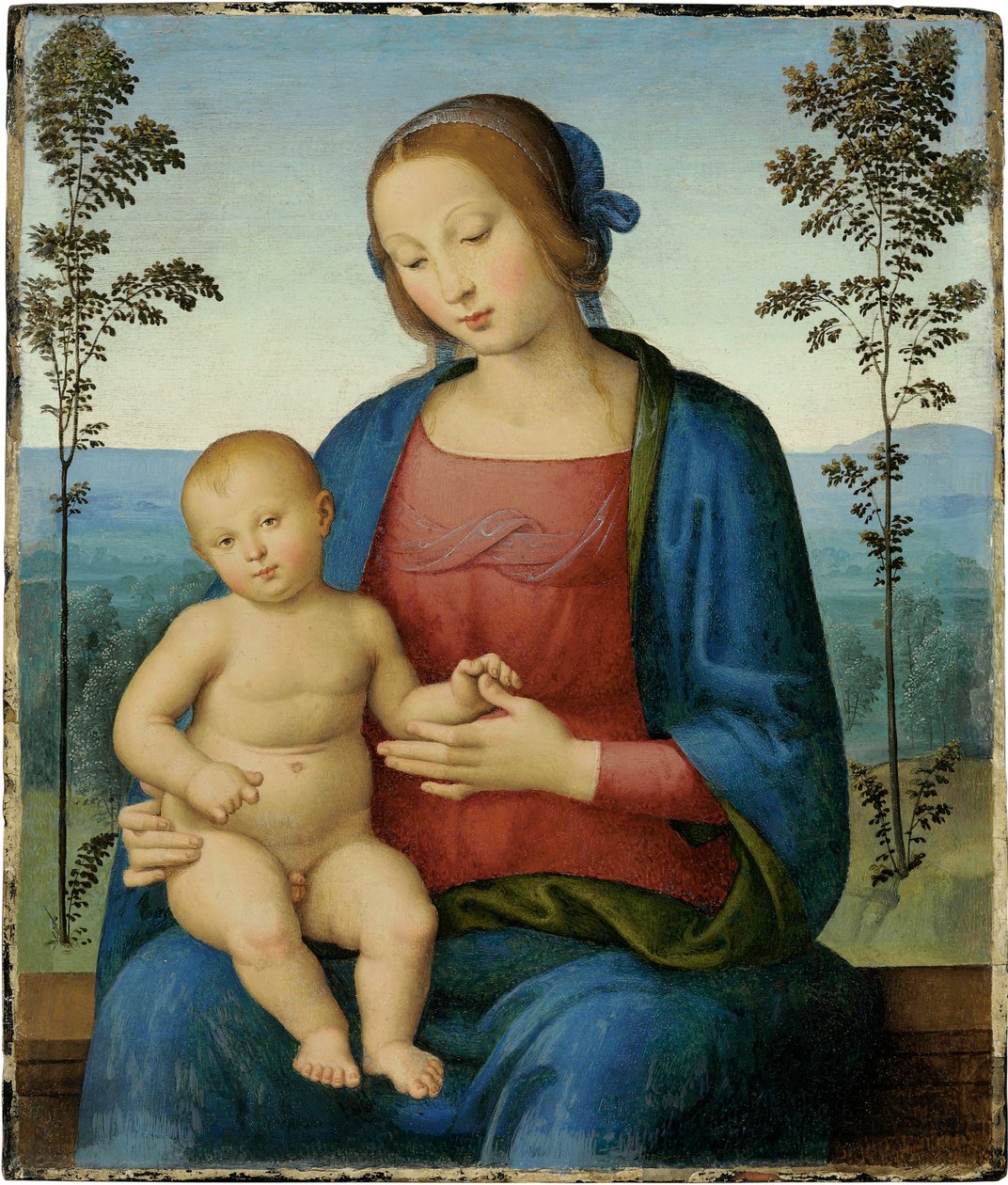 De Madonna en het Kind door Giovanni di Pietro (c.1450 1529)