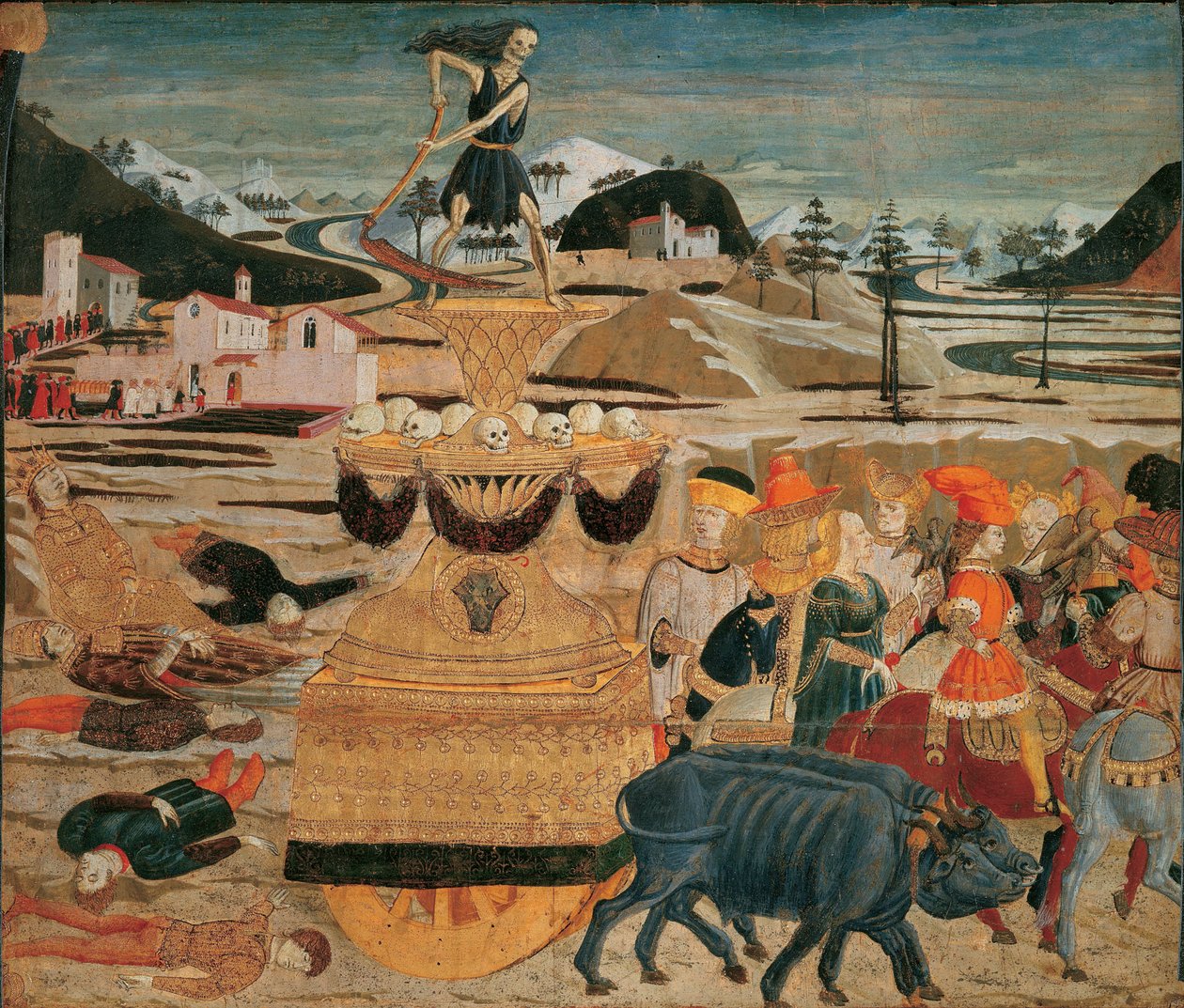 De triomf van de dood door Giovanni di Ser Giovanni Scheggia