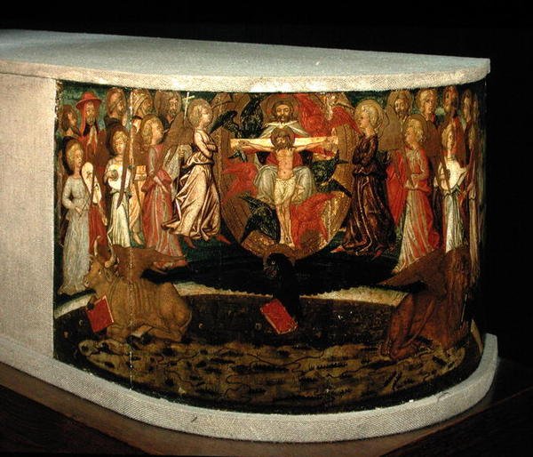 Triomf van de Eeuwigheid, geïnspireerd door Triomfen door Petrarca (1304-74) door Giovanni di Ser Giovanni Scheggia