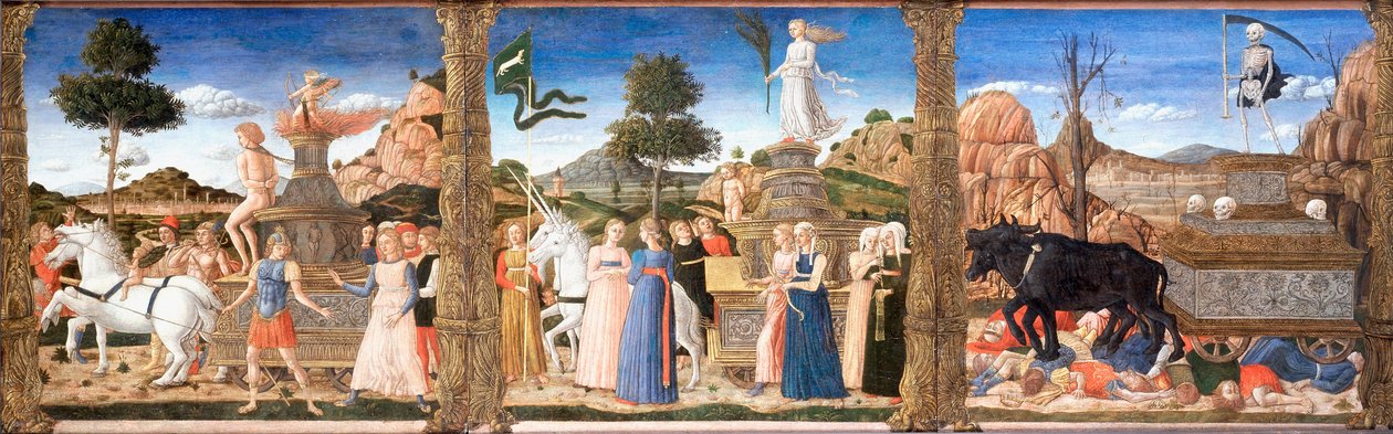 De triomfen van Petrarca door Girolamo da Cremona