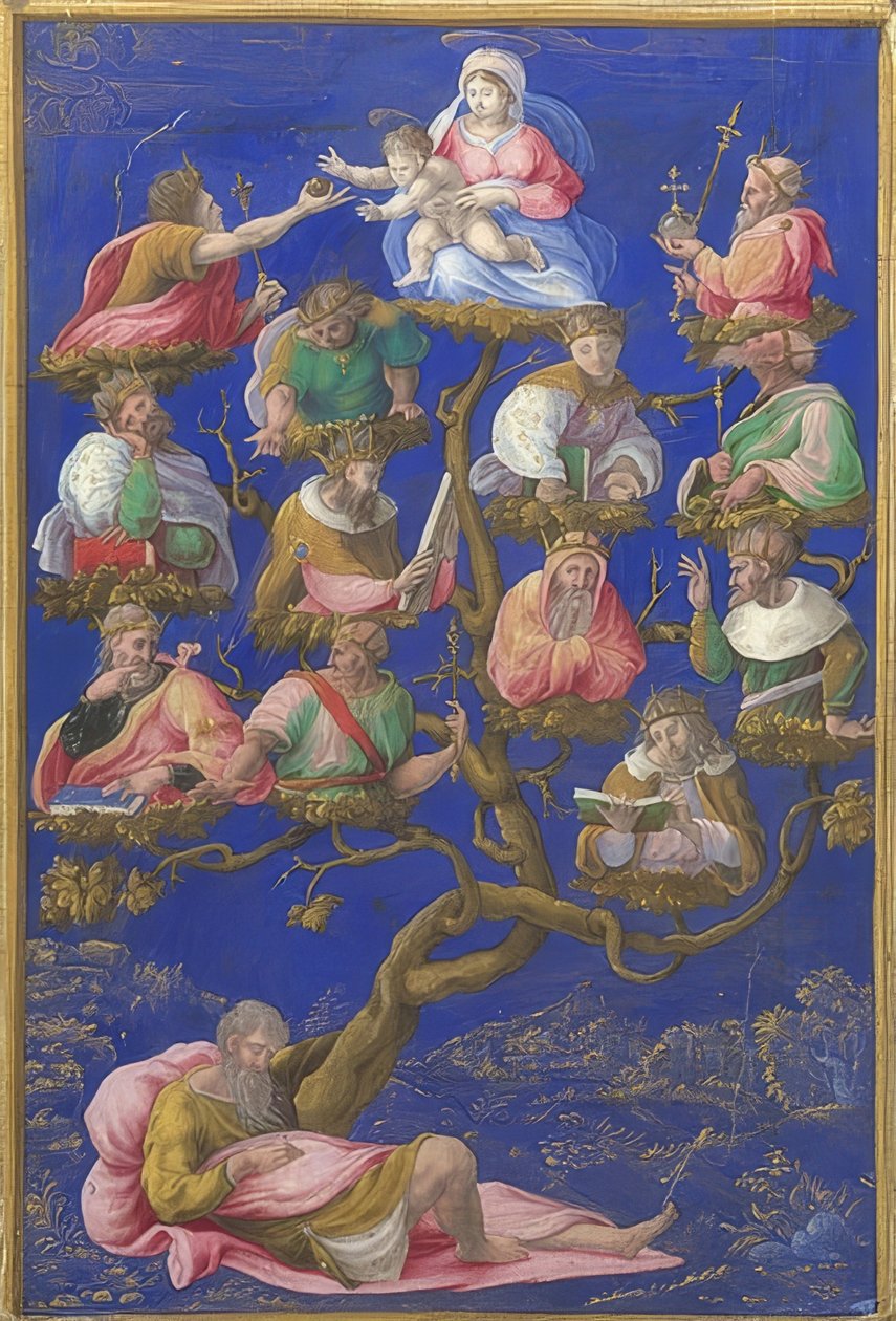 De boom van Jesse. Rond 1535 door Girolamo Genga