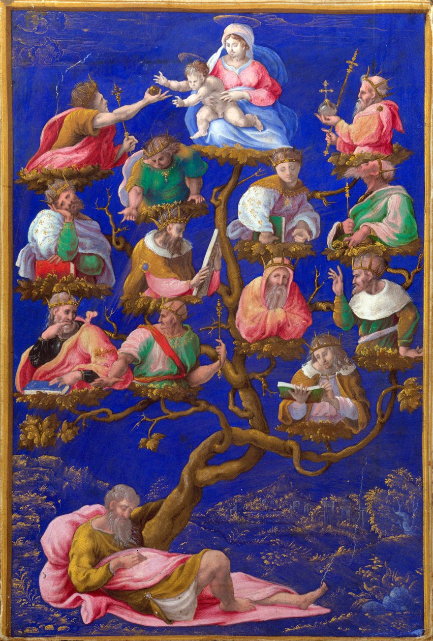 De boom van Jesse door Girolamo Genga