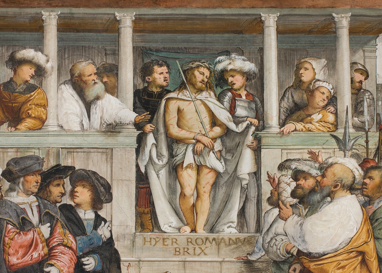 Centrale Beuk, Vierde Zuidelijke Span, Ecce Homo, Girolamo Romanino door Girolamo Romanino
