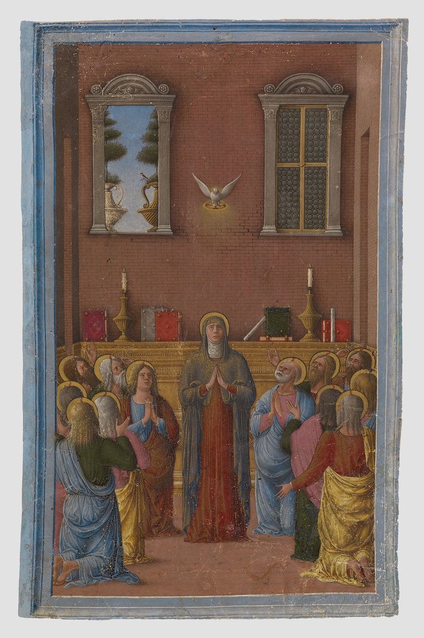 Pinksteren door Girolamo da Cremona