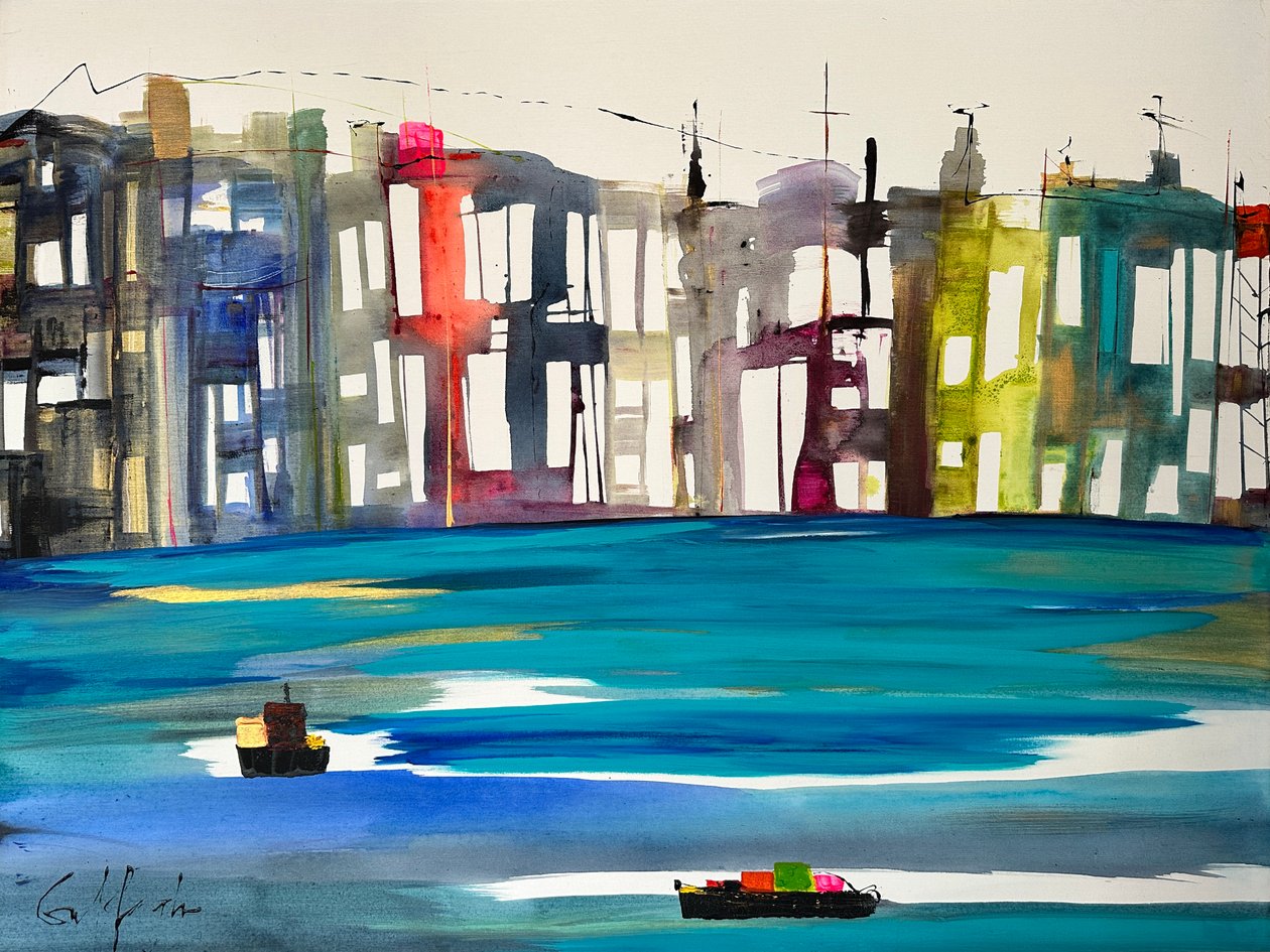 Een dag uit het leven (schilderij) door Gisela Gaffoglio