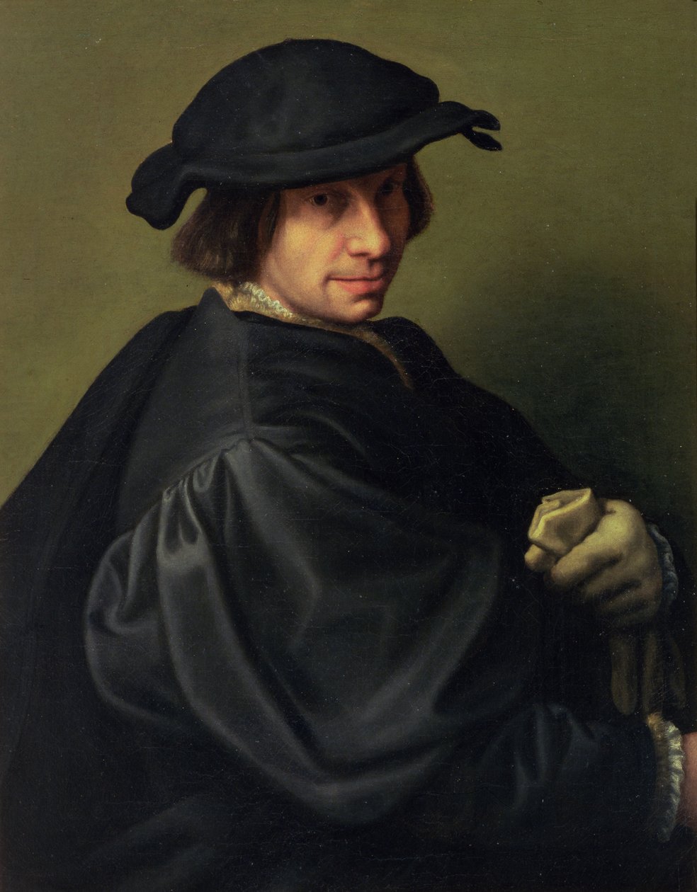 Portret van Galeazzo Campi (1475-1536) de vader van de kunstenaar, c.1530-40 door Giulio Campi