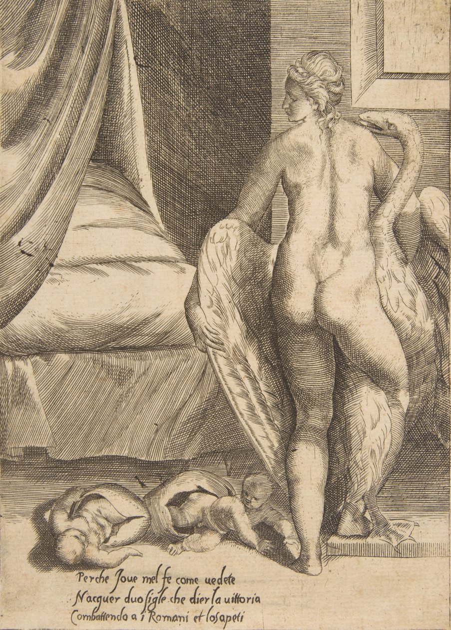 Leda en de zwaan, uit 
