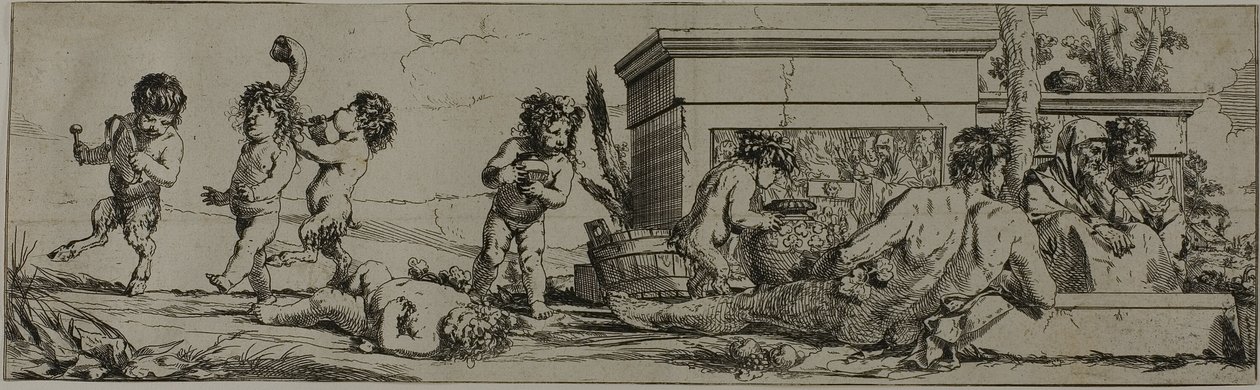 Bacchanaal door Giulio Carpioni
