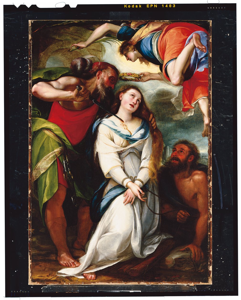 Het martelaarschap van Sint Agnes door Giulio Cesare Procaccini