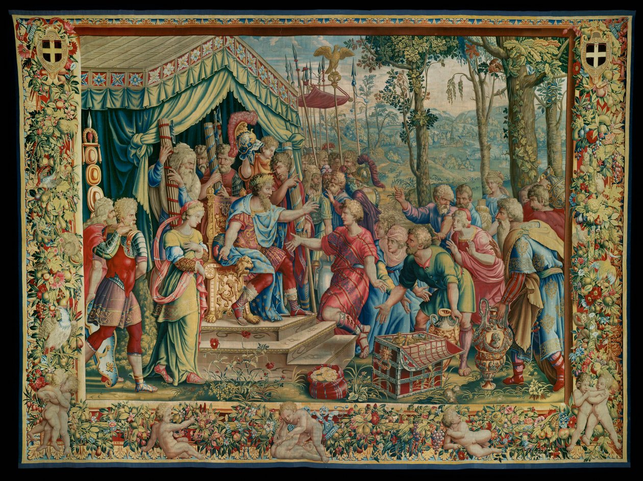 De geschiedenis van Scipio: De continentie van Scipio ... door Giulio Romano
