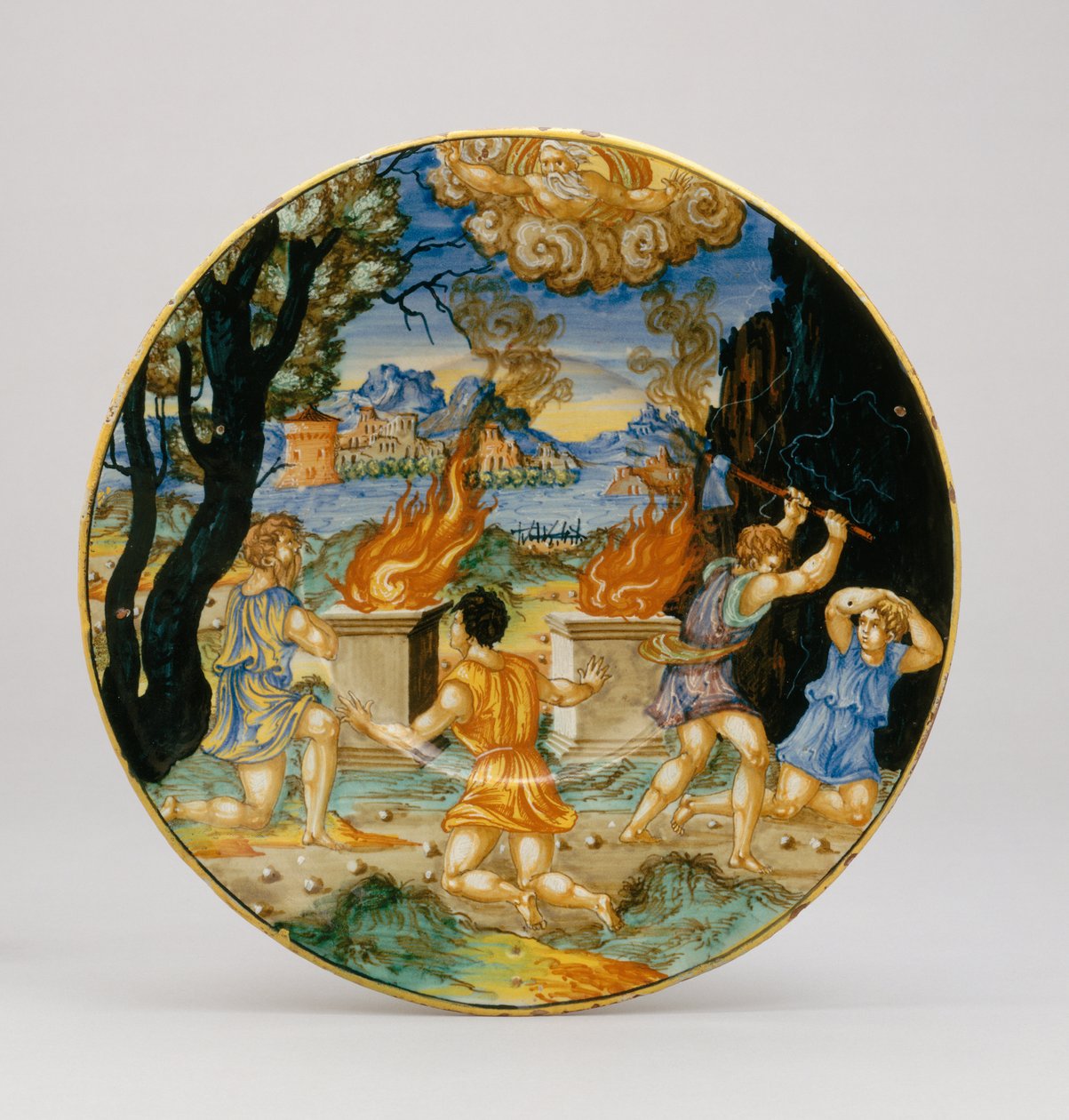 Plaat door Giulio da Urbino