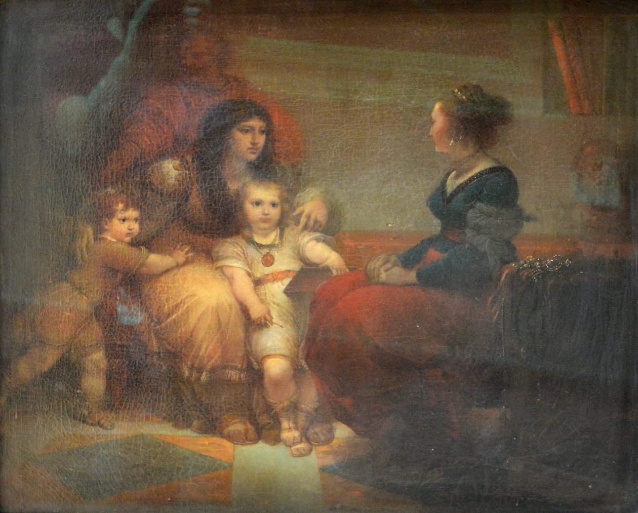 Cornelia, moeder van de Gracchi door Giuseppe Cades