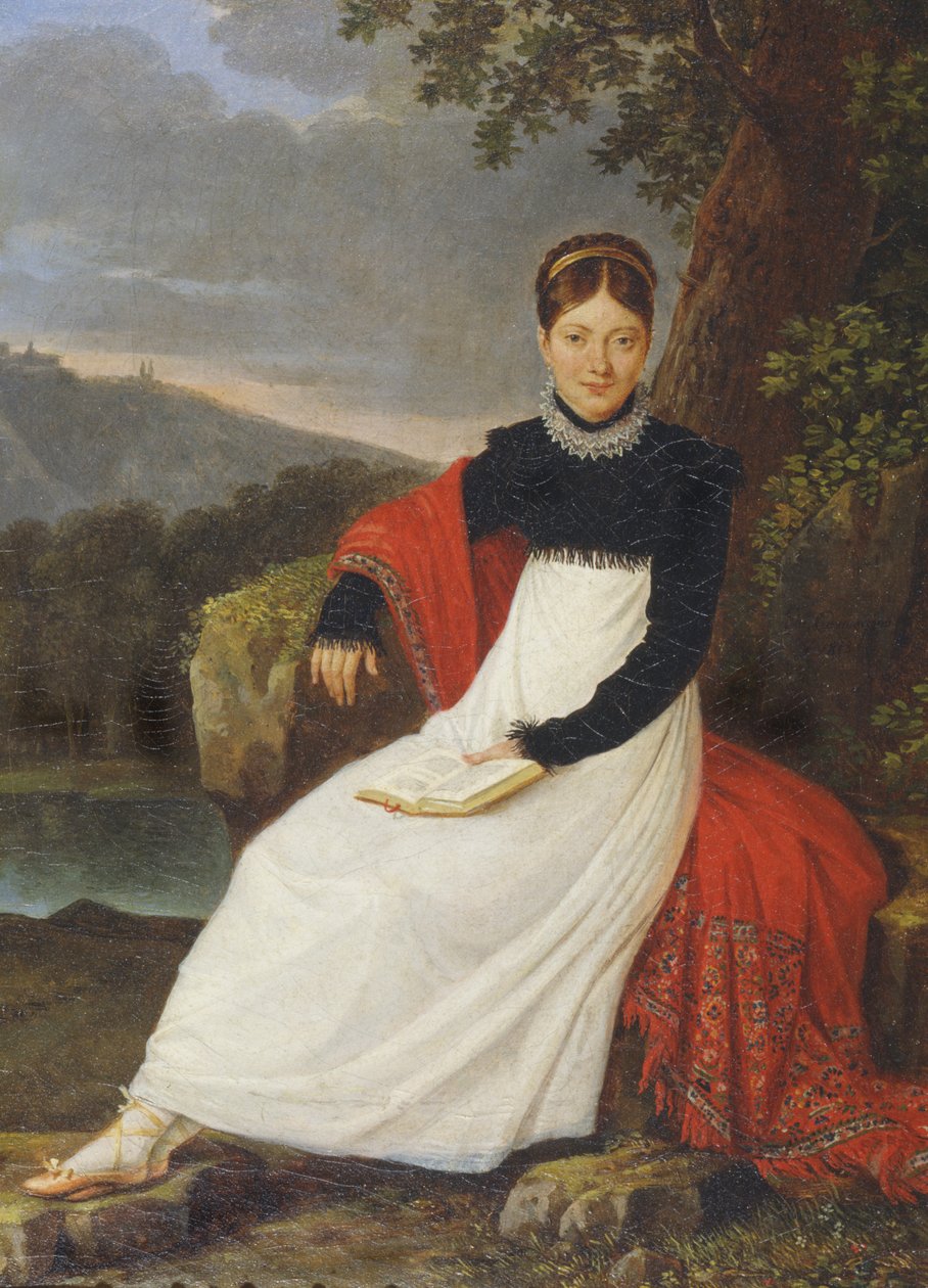Portret van Maria Carolina van Oostenrijk, koningin van Napels en Sicilië door Giuseppe Cammarano